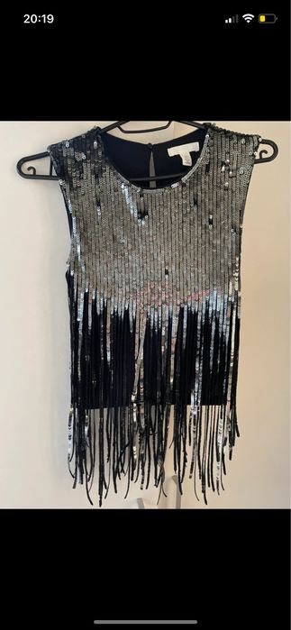 Top stralucitor cu franjuri