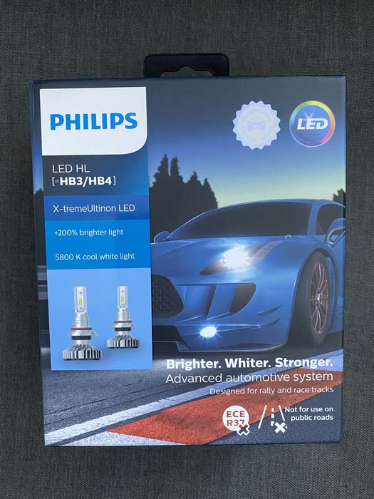 Set becuri auto/far LED Philips X-tremeUltinon HB3/HB4