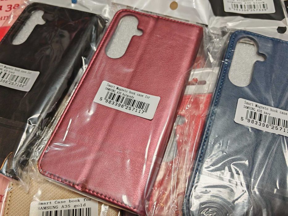 Samsung Galaxy A13,A14,A15,A55 5G,A35 5G,A16,A26,A36,A56,S24 Fe тефтер