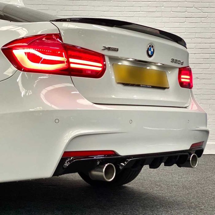 Difuzor Prelungire Bara Spate BMW Seria 3 F30 Evacuare Dubla