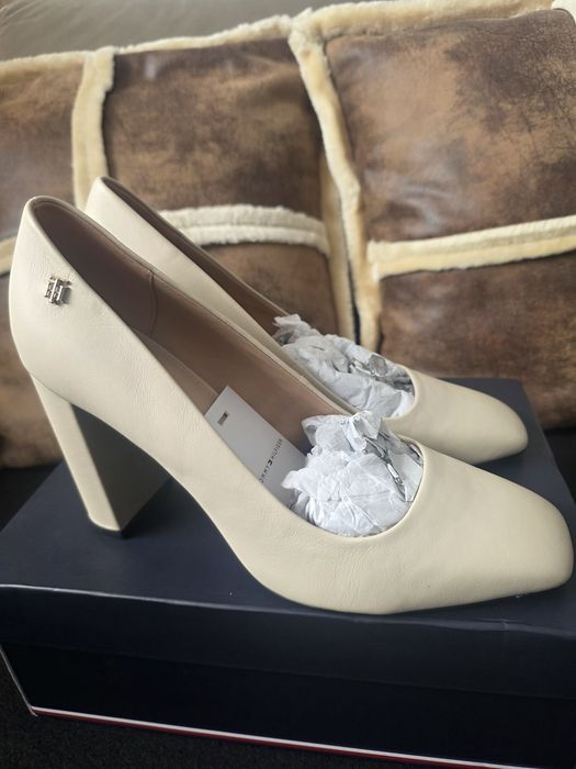 Pantofi Piele Tommy Hilfinger Noi