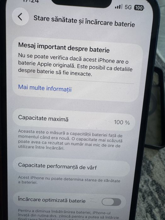 Iphone 13 de 128 gb orice retea , are zgarieturi