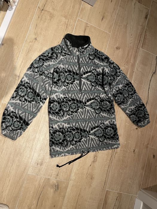 hanorac polar iarna foarte gros si comod - aztec print