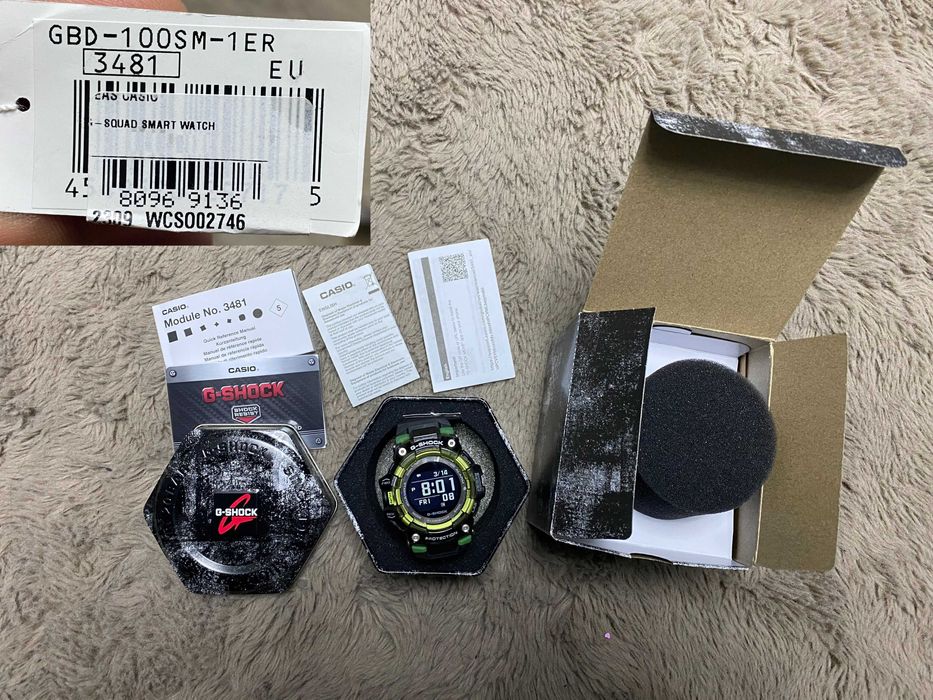 Casio G-Shock GBD-100SM-1ER Smartwatch