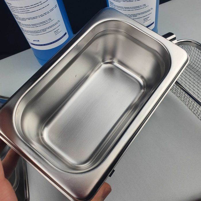 Aparat Profesional pt Curățare cu Ultrasunete din Inox cu 2L Soluție
