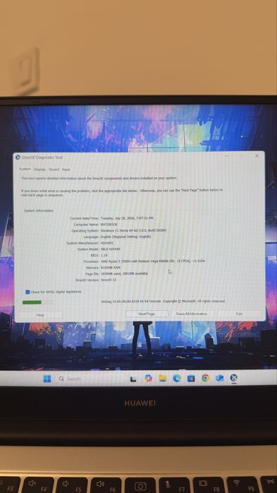 Laptop Huawei Matebook D14