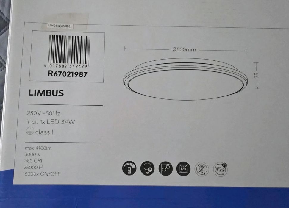 Plafoniera Led 50 cm