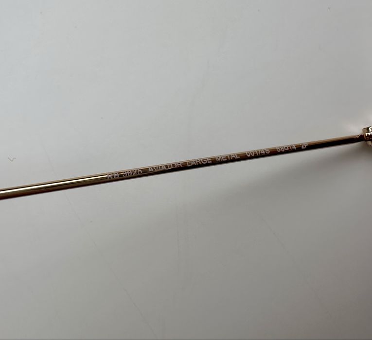 Ray Ban RB3025 Limited Edition 58MM Gold Mirror