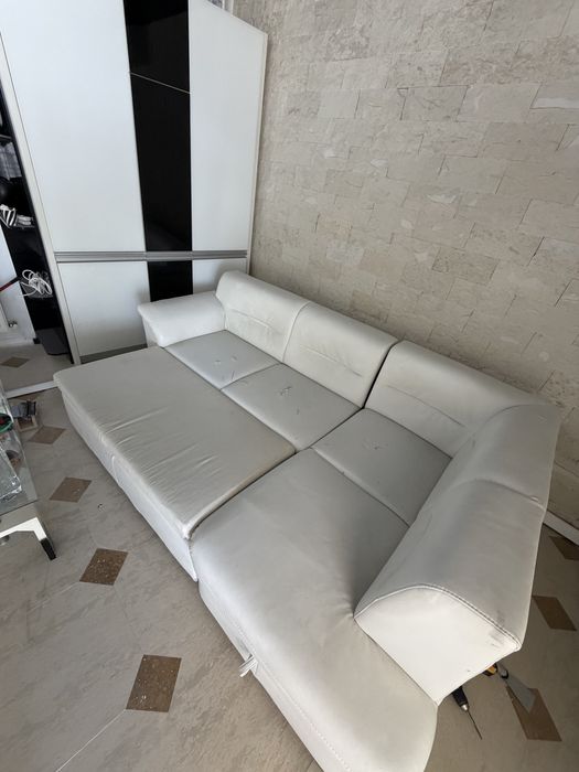 Coltar extensibil 250x155 piele ecologica cu lada