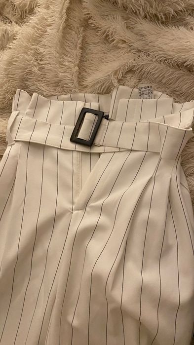 камфуляж карго и белые брюки