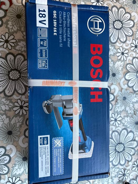 Bosch акумулаторна ножица за ламарина GSC 18V-16 E