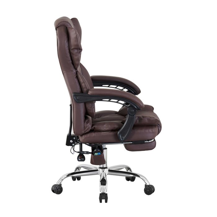 Scaun birou profesional Visoli, functie masaj,-Dark Brown