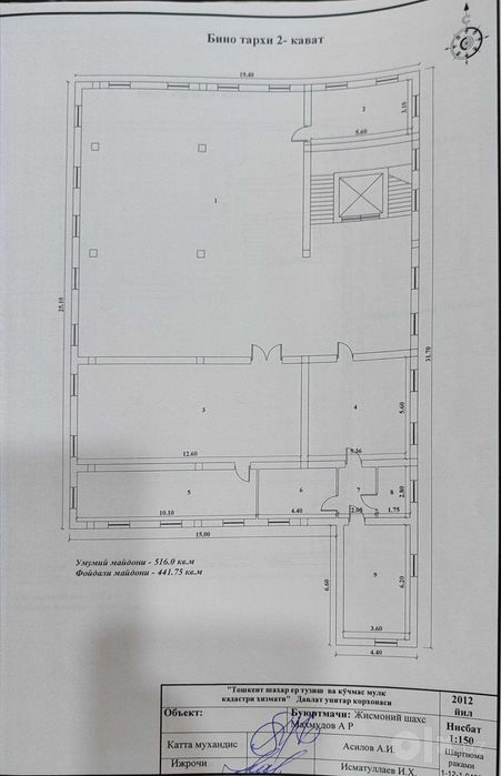 ПРОДАЖА отдельно стоящего здания 1552 м² (УЧТЕПИНСКИЙ Р-Н)