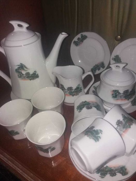 Сервиз кофейный  "Туманы Каваками" + бонус