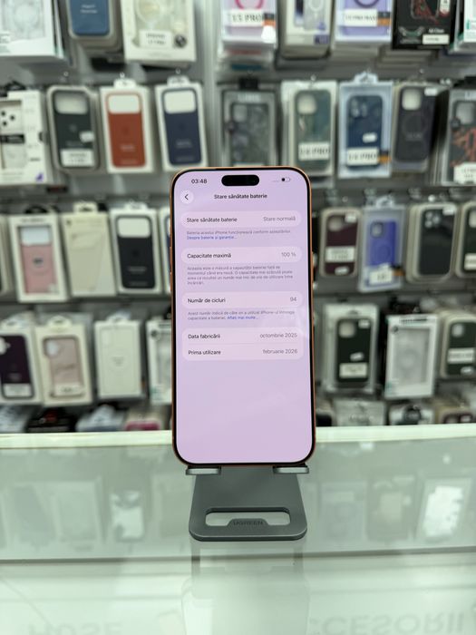 iPhone 17 Pro Max - Memorie 1TB - Sanatate baterie 100% - DeBi GSM Mobile Brasov