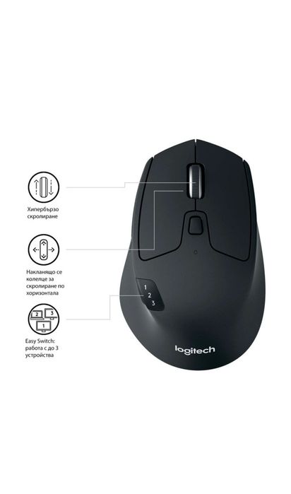 Logitech M720 TRIATLON (Безжична мишка)