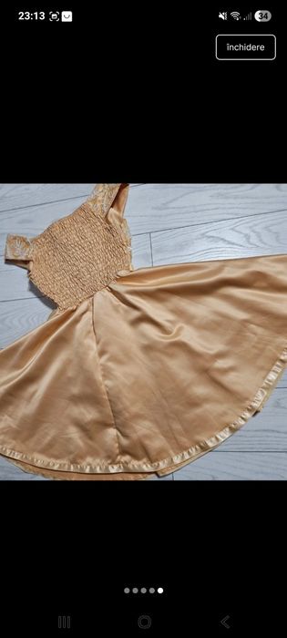 Rochie dama aurie