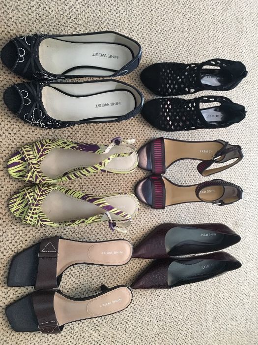 6 чифта Дамски сандали и обувки Nine West