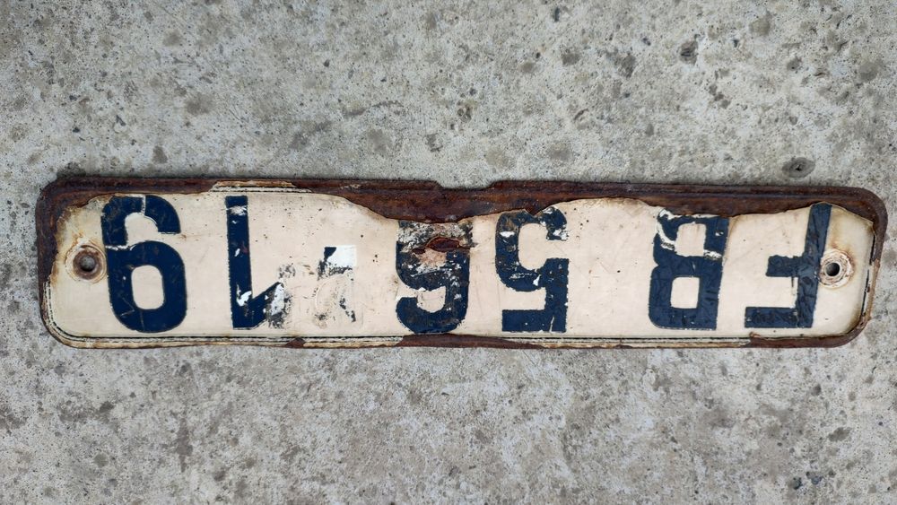 Număr vechi de înmatriculare