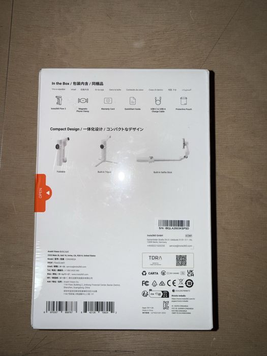 Insta360 flow 2 trepied nedesfacut , sigilat stare 10/ 10