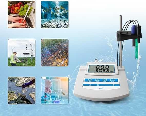 Лабораторный рН/EC/TDS/CF/ORP/Temp 6в1 PHS-26C (со штативом)