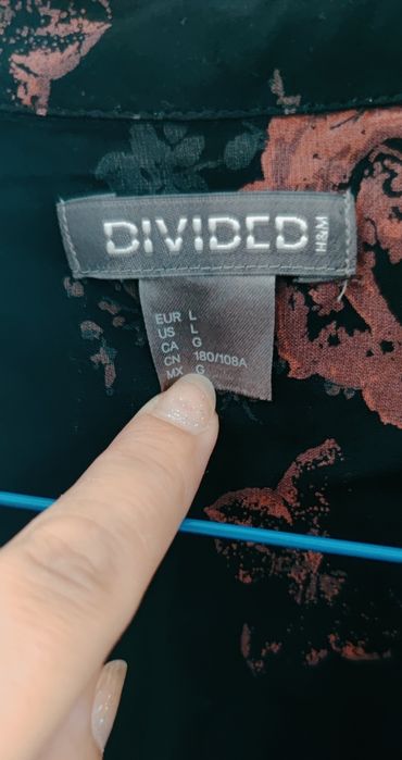 Cămașă bărbați H&M cu imprimeu trandafiri M/L vând/schimb