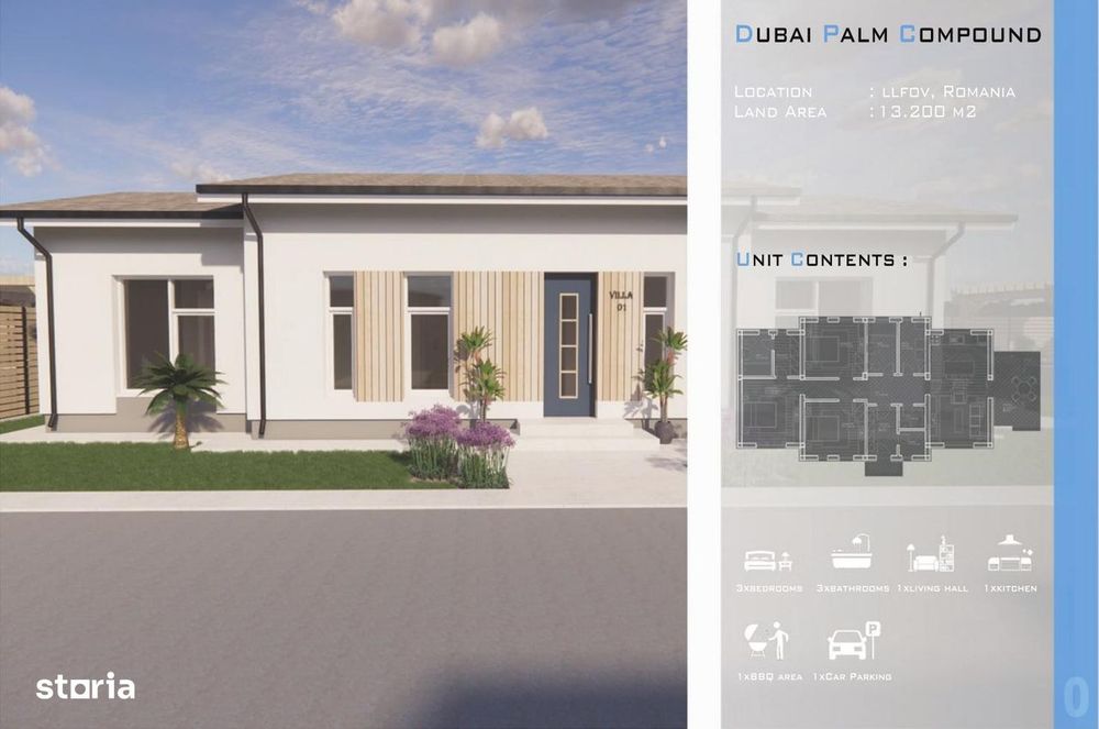 Complex Rezidențial Exclusivist| Casă Parter 4 Camere |Teghes-Domnești