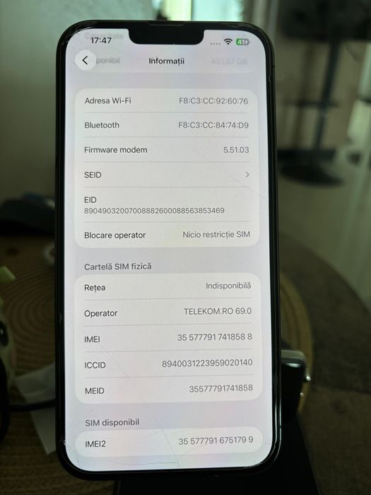 Vând iPhone 13 Pro Max 512GB