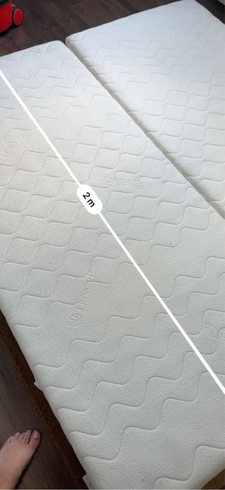 2 saltele premium 90/200 cm , cu husa detasabila