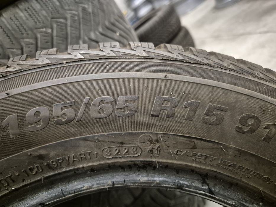 4 anvelope All Season Kumho 195 65 15 rulate max 50 km / ca și noi