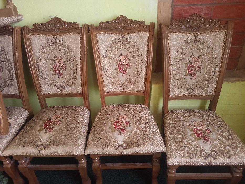 12 talik stol va stul / Комплект стол и стульев для гостиной