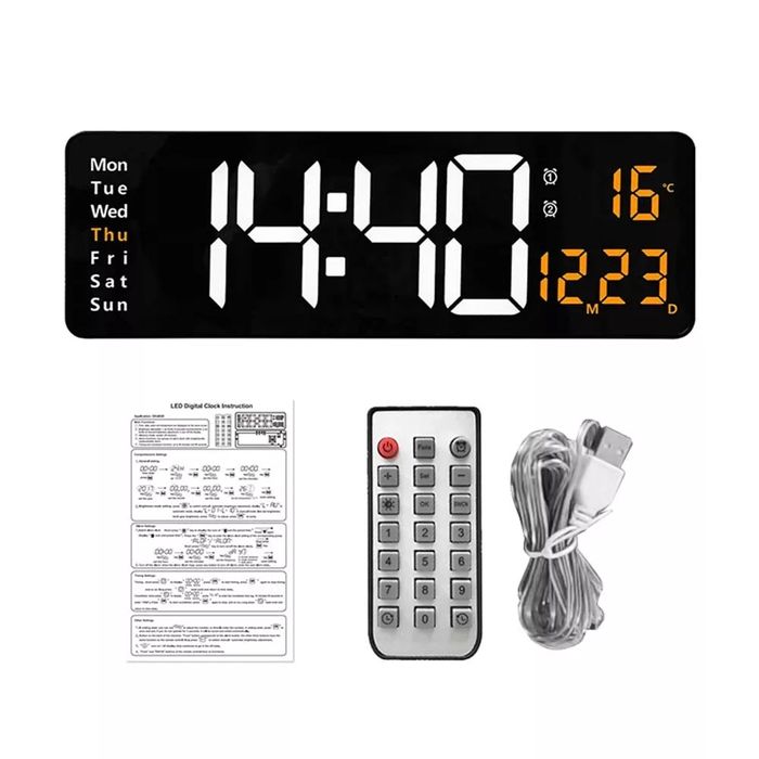 Электронный часы с пультом управлением модель 6629