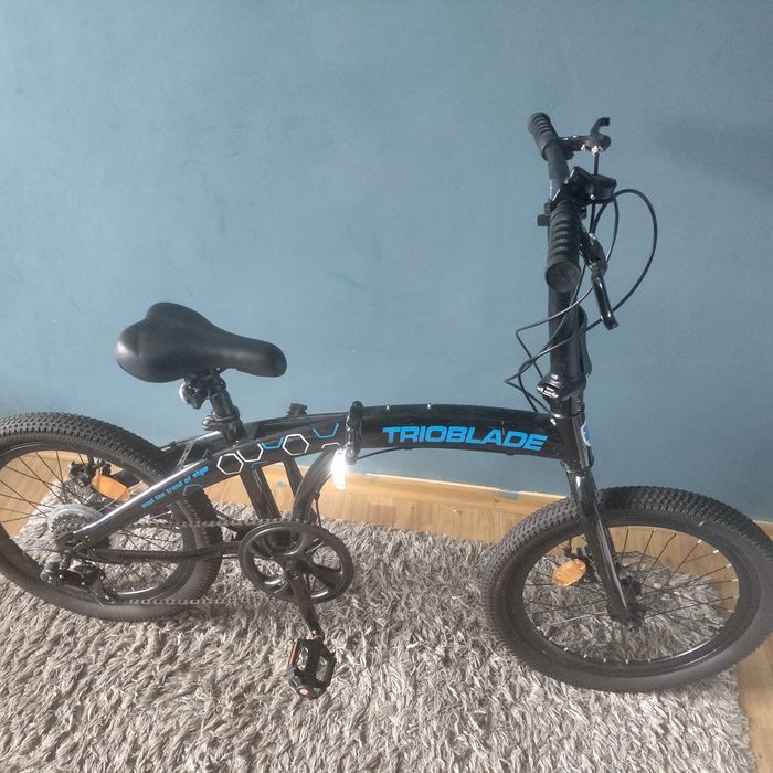 Bicicletă Pliabilă TRIOBLADE – Roți 20", 7 Viteze, Frâne pe Disc