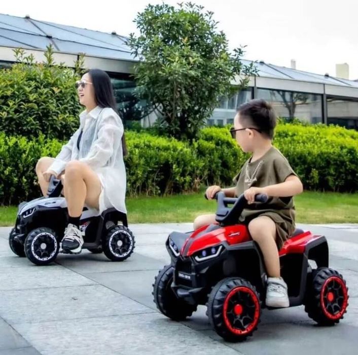 ATV electric pentru copii 6V4Ah cu 2 motoare și faruri LED model 1619