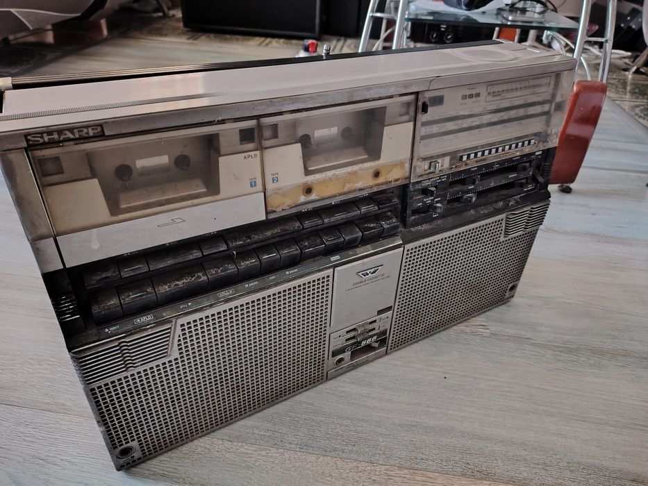 Sharp dublu Casetofon GF-666-H