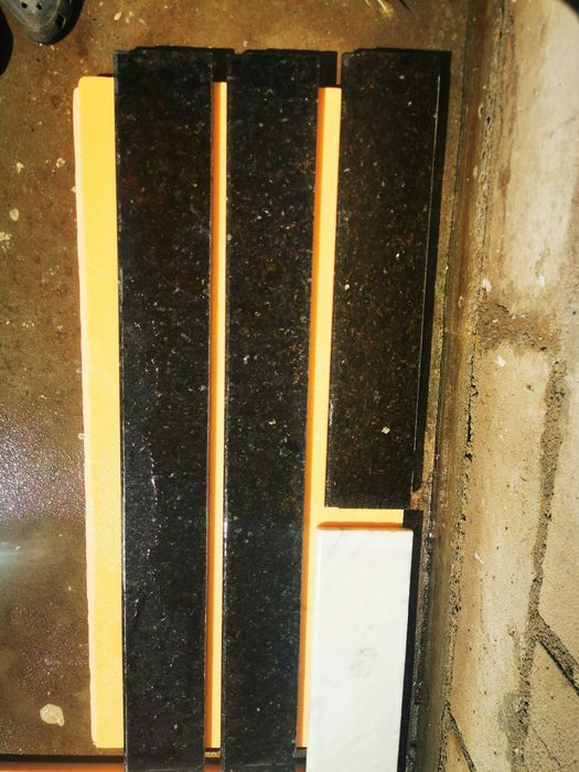 Glafuri / pervaze din granit și marmură – diverse dimensiuni (6 bucăți)