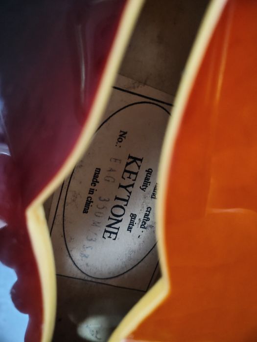 Chitară electrică Keytone semi-hollow +accesorii