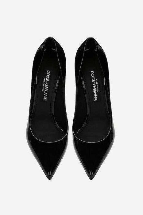 Дамски токчета DG Dolce Gabbana черен лак