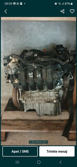 Motor 1.6 fsi BLF 115 cp golf 5 skoda 2 seat audi a3