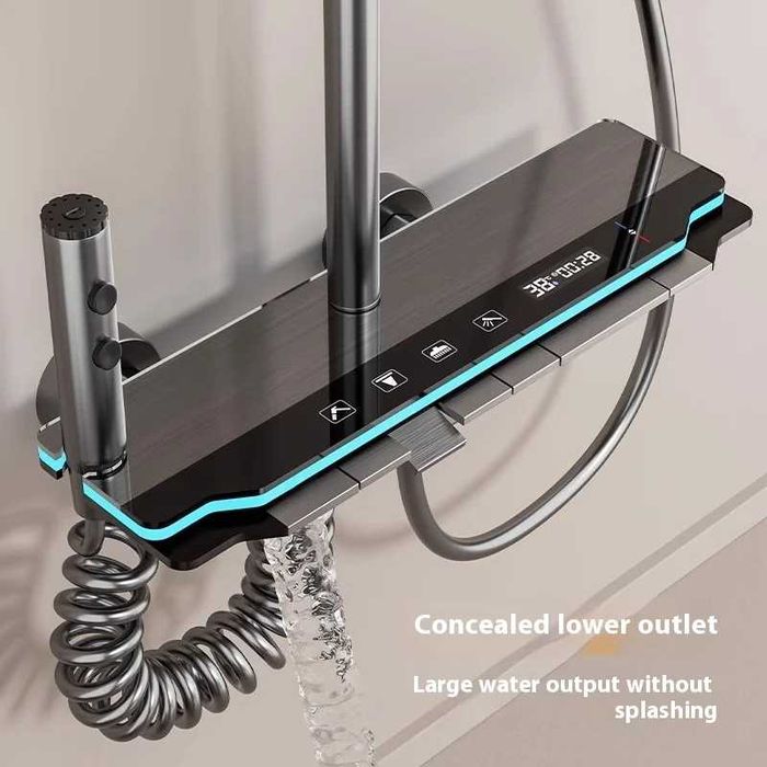 Модерен интелигентен душ с дисплей и LED подсветка D51