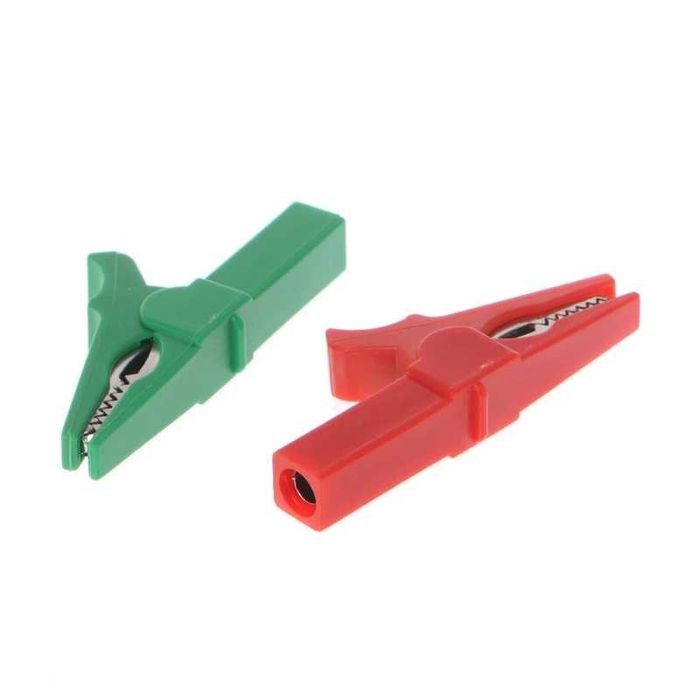 Clesti crocodil aligator mufa banana 4mm Multimetru set 6 buc