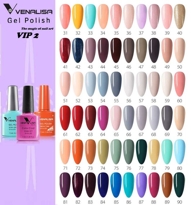 Venalisa VIP 4 UV LED гел лак