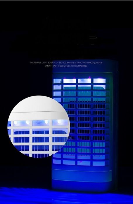 Електрическа лампа с мощен вентилатор против комари