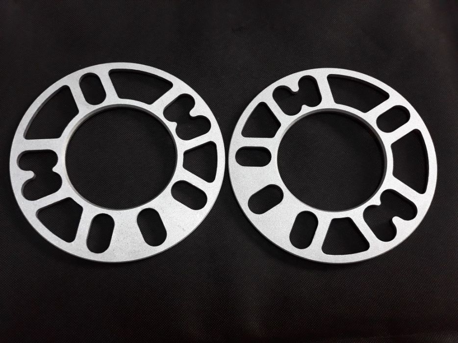 2 Distantieri grosime 5 mm pentru jante cu 4 sau 5 prezoane