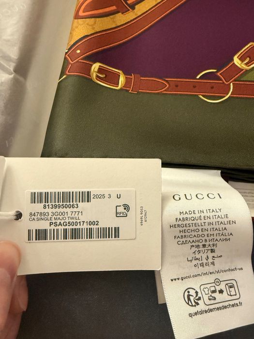 Шелковый Платок Gucci