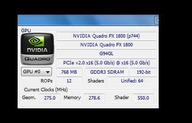 +Гаранция NVIDIA Quadro FX 1800 Видеокарта Куадро GPU видео карта
