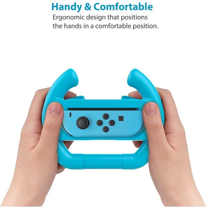 10 in 1 Kit Accesorii Nintendo Switch controller grip si volan Joy-Con