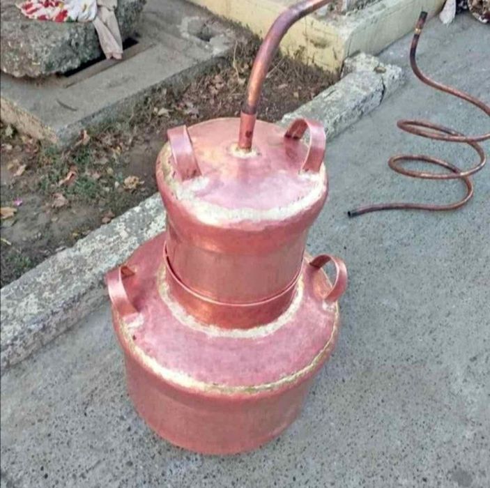Vindem cazane Tucă 100 litre fund 3mm peret 2mm capac 1mm