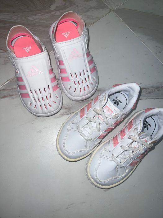 2ч Лот Adidas сандали и маратонки 26