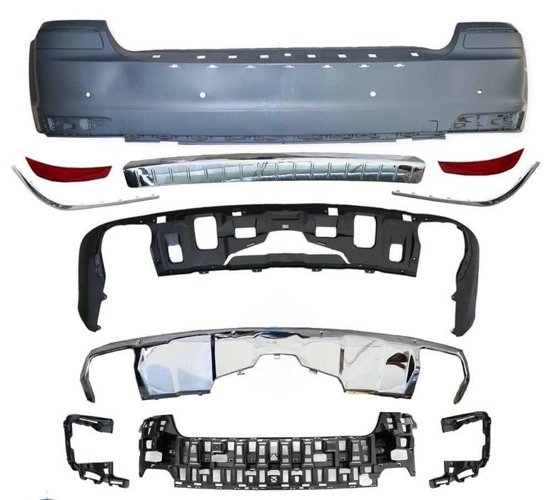 Mercedes GL x164 оборудвна задна броня . Grand EDITION /Facelift